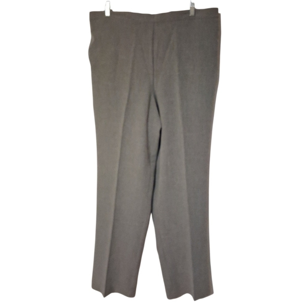 Alfred Dunner Women's Classic Fit Pants Waistband Gray Trousers NWT Size 16 - Picture 3 of 16